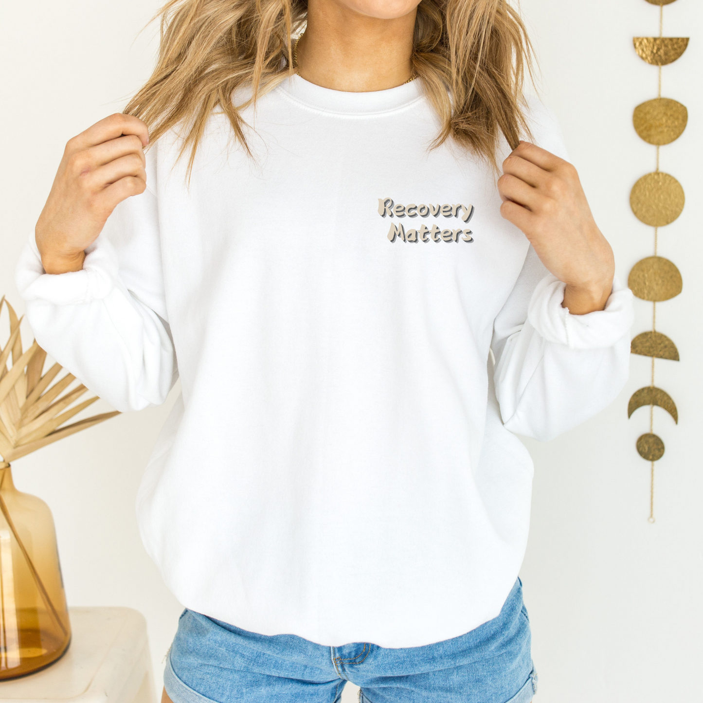 Grateful Not Hateful Recovery Sweatshirt – Wear Your Journey with Pride