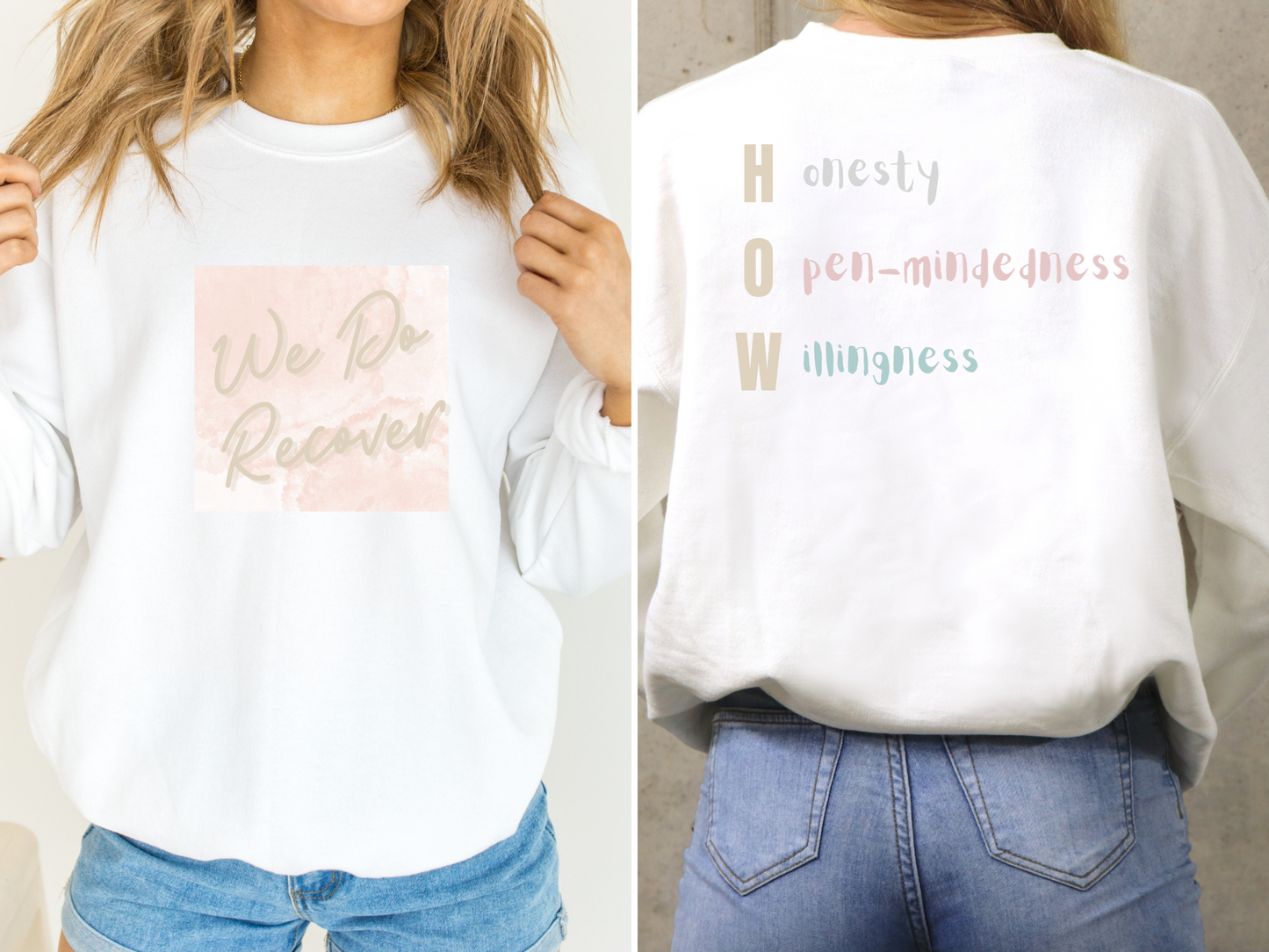 We Do Recover: The Path to Healing Hoodie