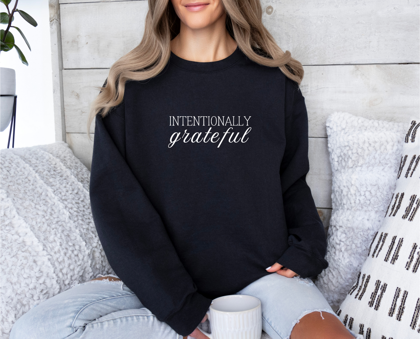 Intentionally Grateful Recovery Sweatshirt