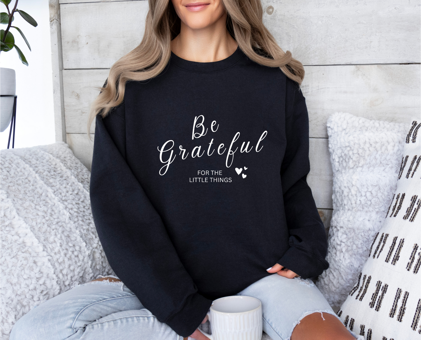 Be Grateful For The Little Things Sweater