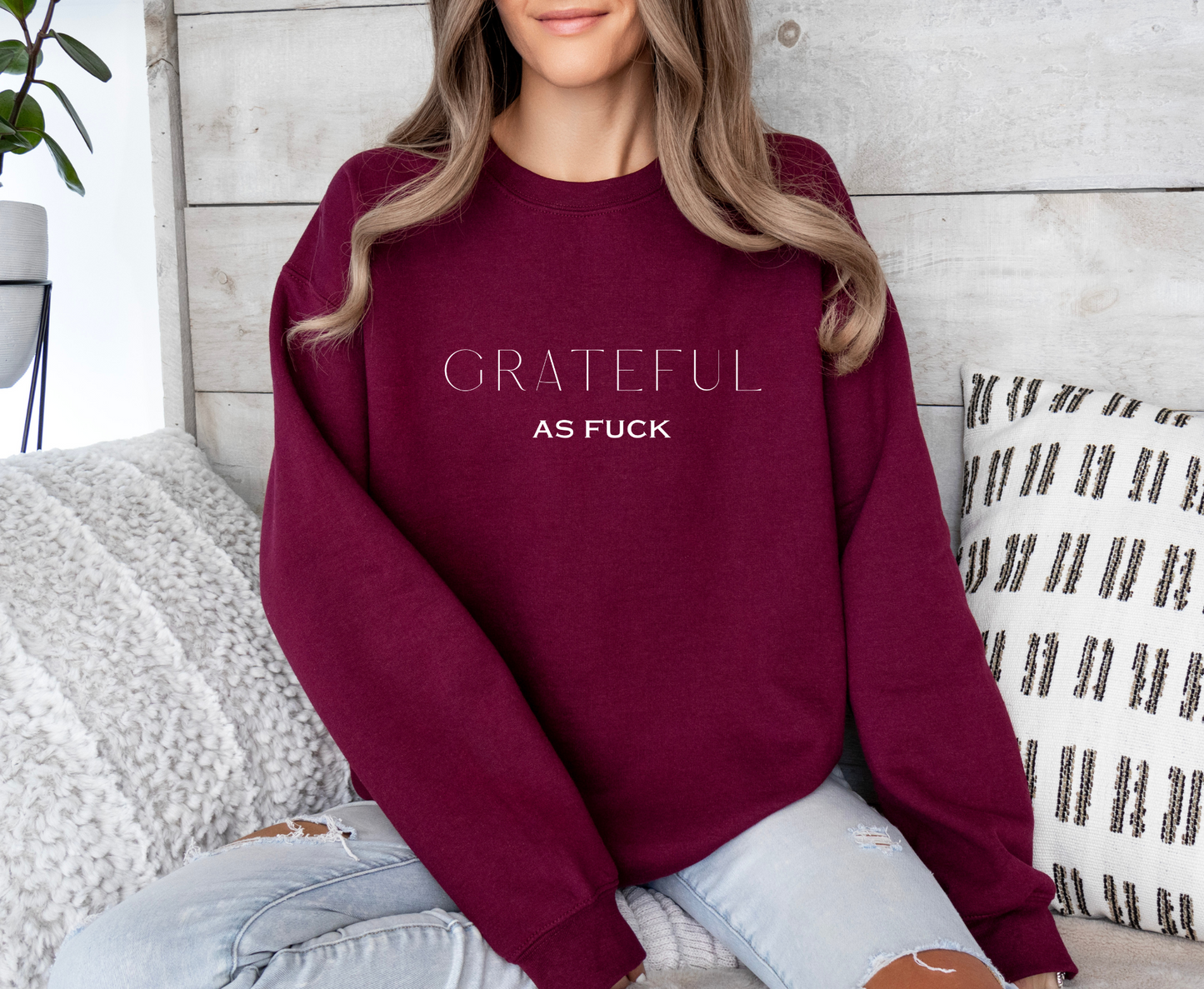 Grateful As F*** Sweater