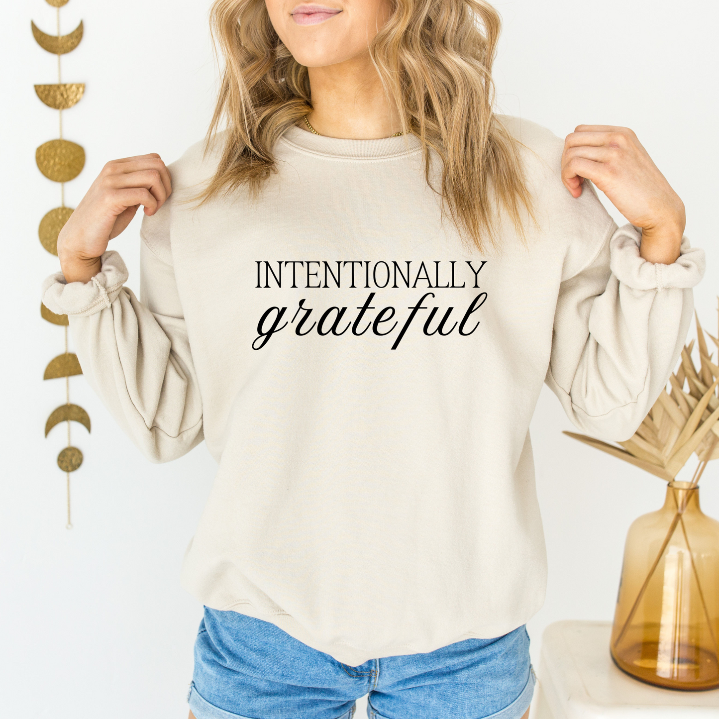 Intentionally Grateful Recovery Sweatshirt