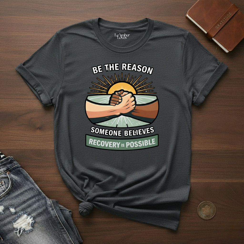 Be The Reason Someone Believes Recovery Is Possible-T-Shirt