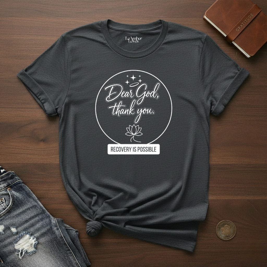 Dear God, Thank You Recovery Is Possible- T-Shirt