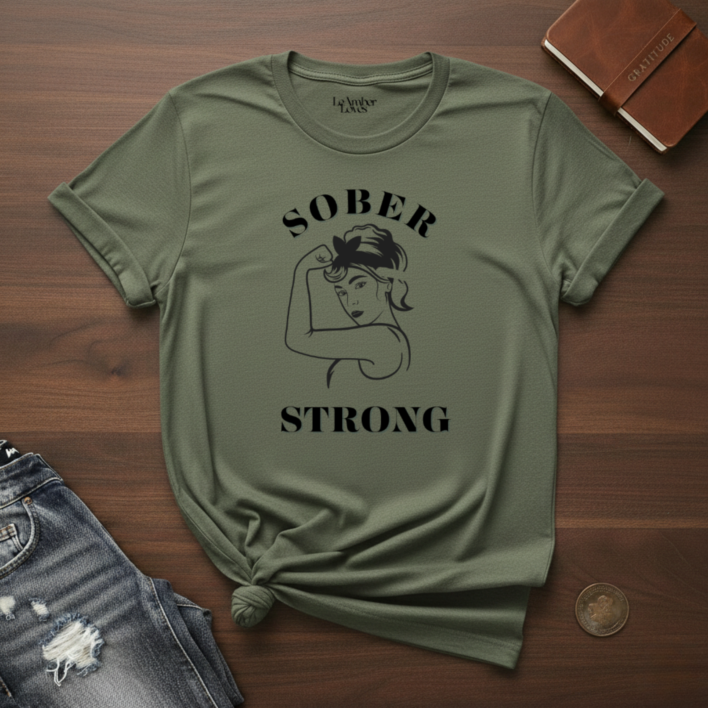 Sober Strong- T-Shirt