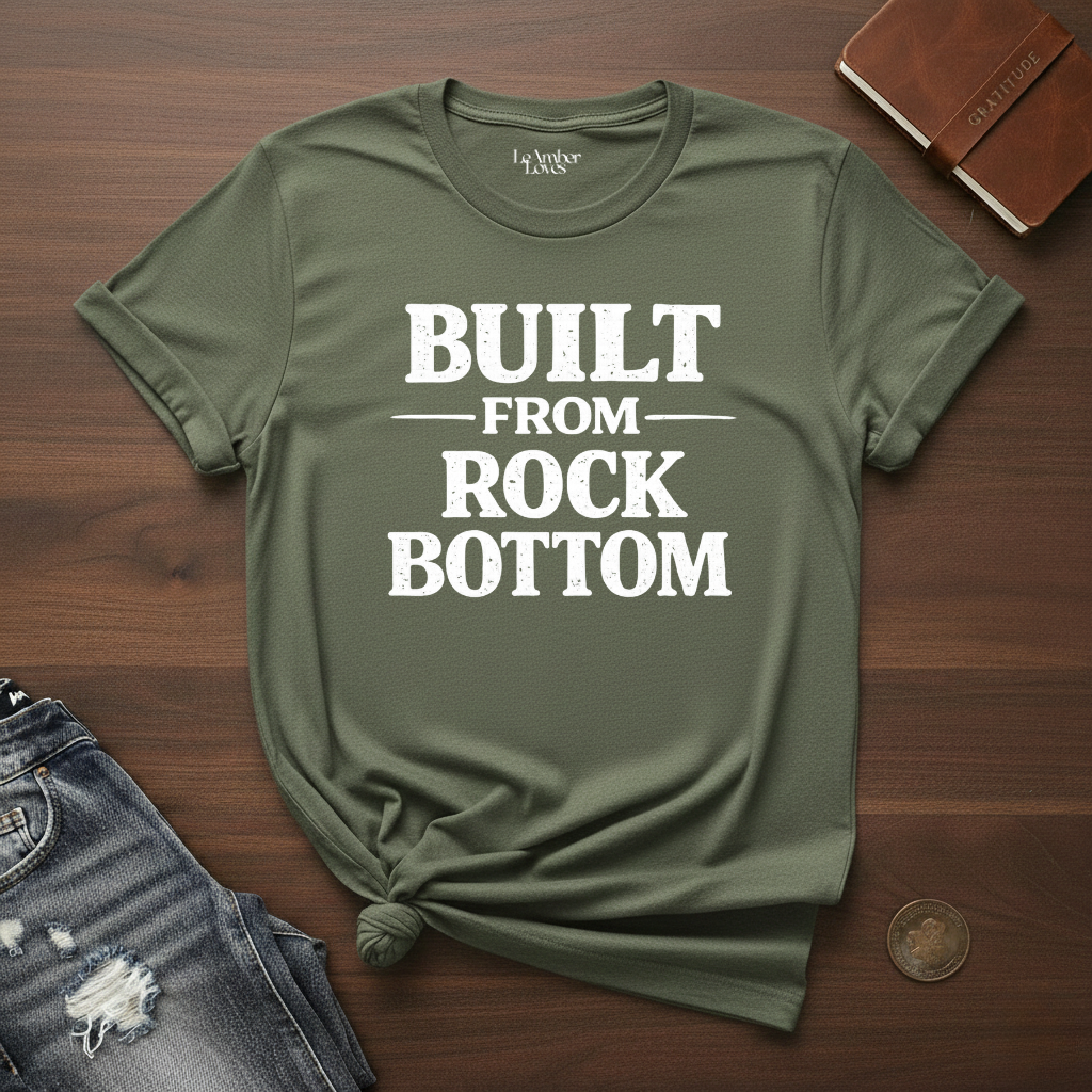 BUILT FROM ROCK BOTTOM- T-Shirt