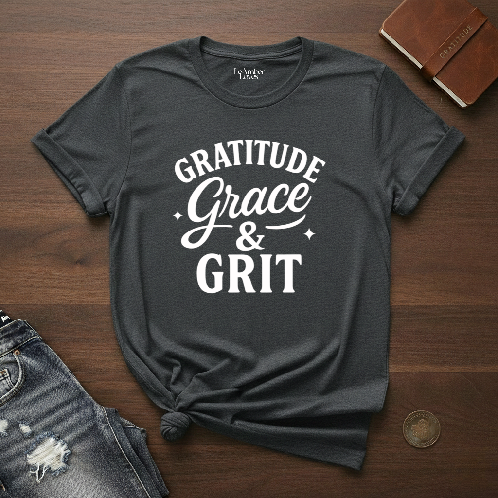 Gratitude Grace & Grit- T-Shirt