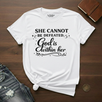 She Cannot Be Defeated God Is Within Her-T-Shirt