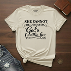 She Cannot Be Defeated God Is Within Her-T-Shirt