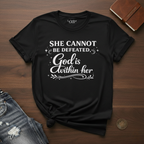 She Cannot Be Defeated God Is Within Her-T-Shirt