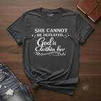 She Cannot Be Defeated God Is Within Her-T-Shirt