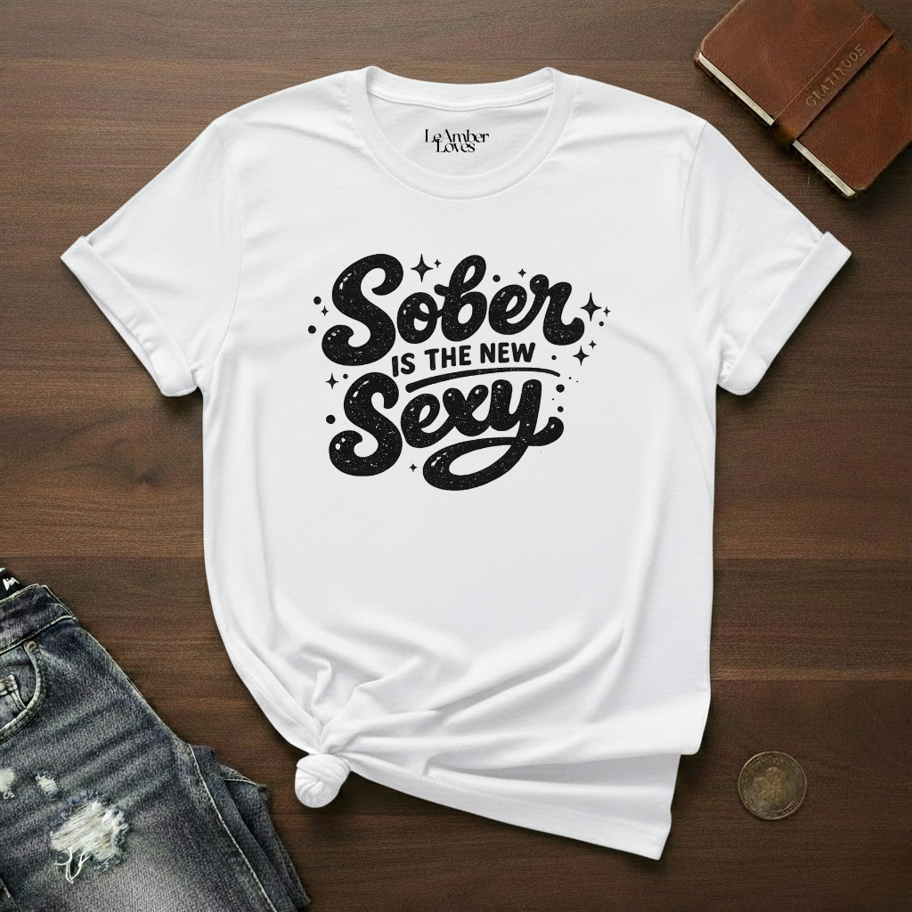 Sober Is The New Sexy- T-Shirt