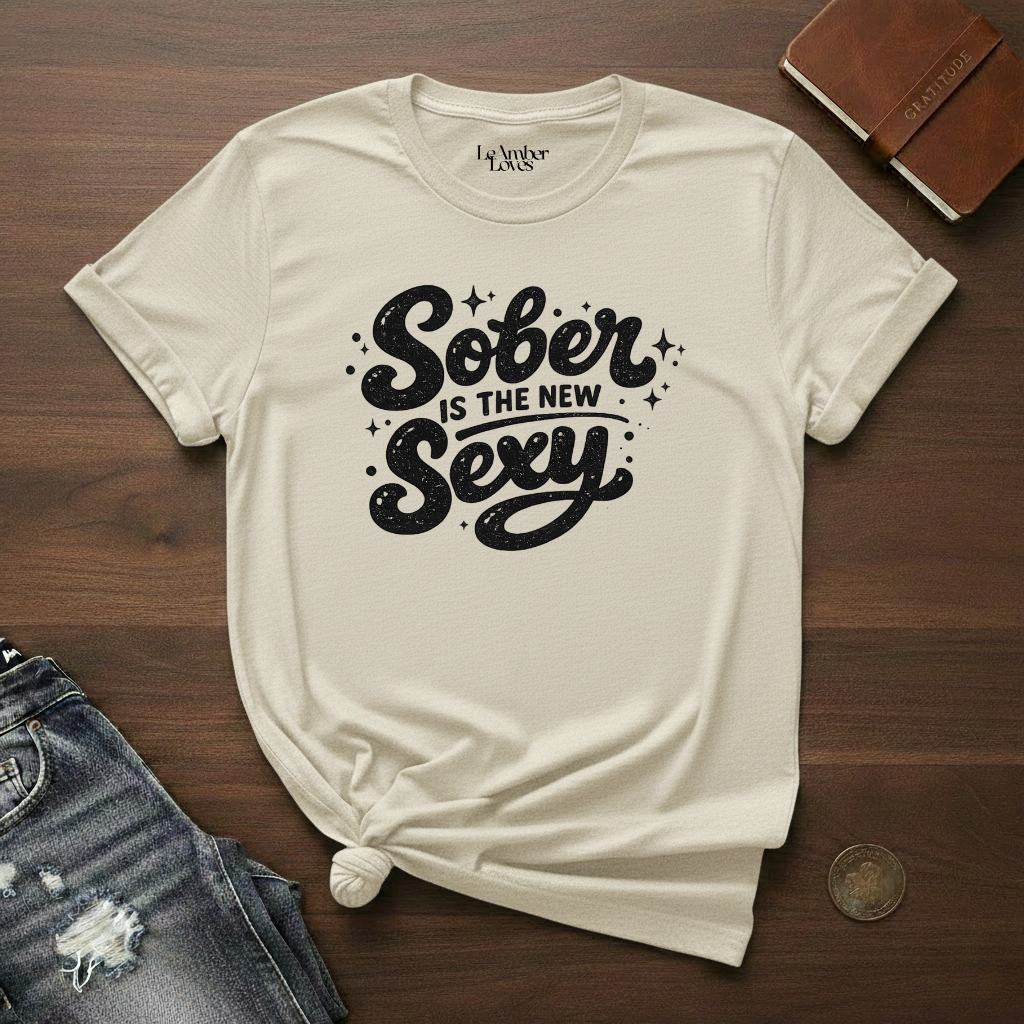 Sober Is The New Sexy- T-Shirt