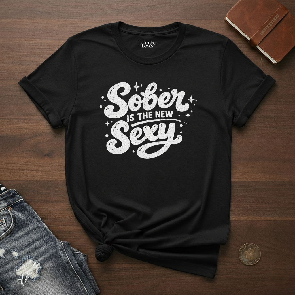 Sober Is The New Sexy- T-Shirt