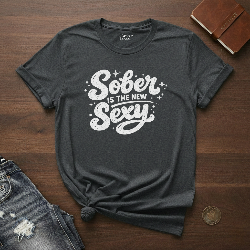 Sober Is The New Sexy- T-Shirt