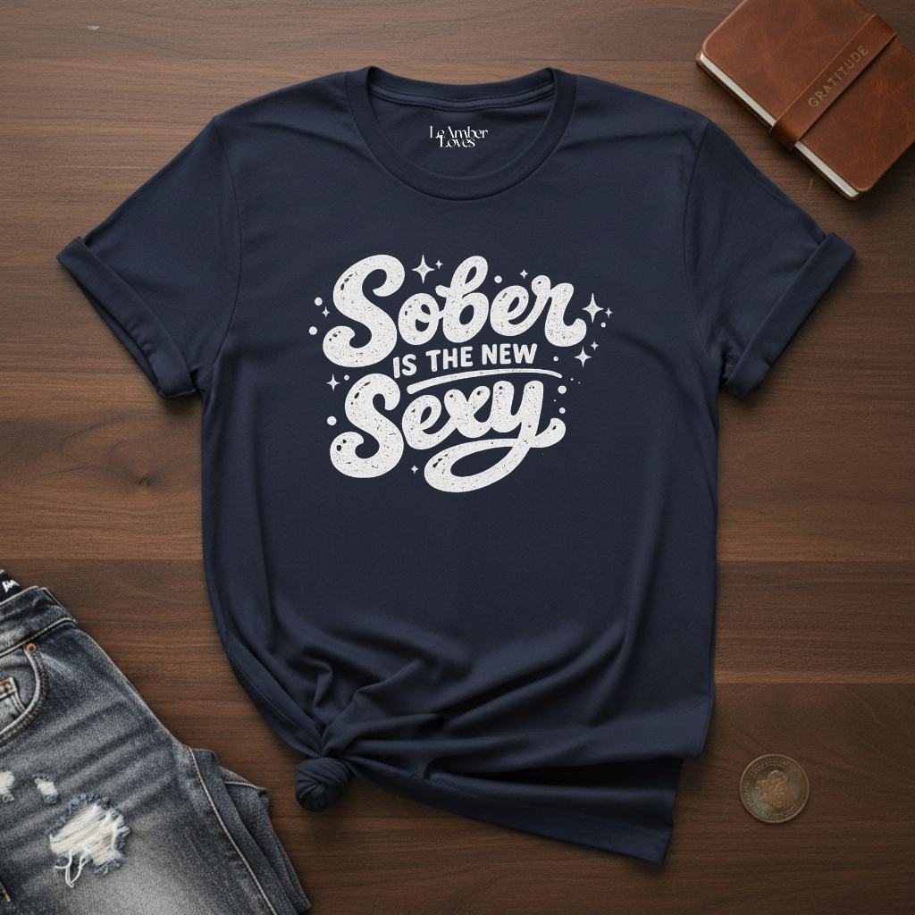 Sober Is The New Sexy- T-Shirt