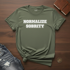 Normalize Sobriety- T-Shirt
