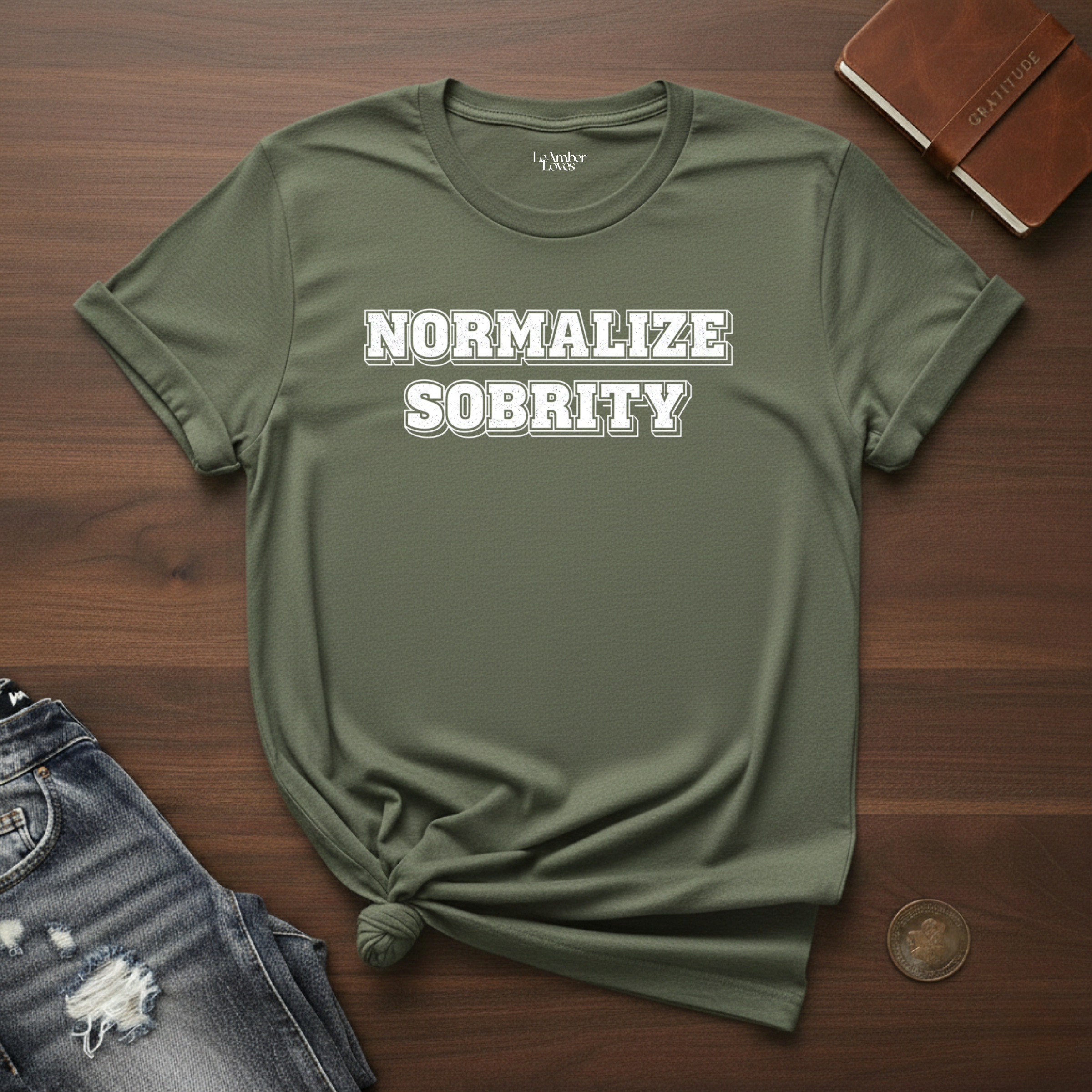 Normalize Sobriety- T-Shirt