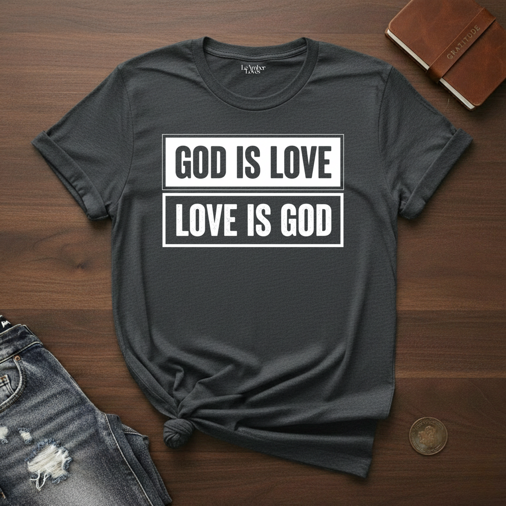 God Is Love, Love Is God- T-Shirt