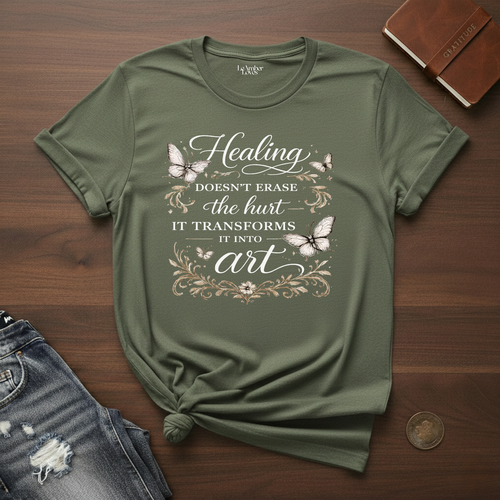 Healing Doesn't Erase The Hurt- T-Shirt
