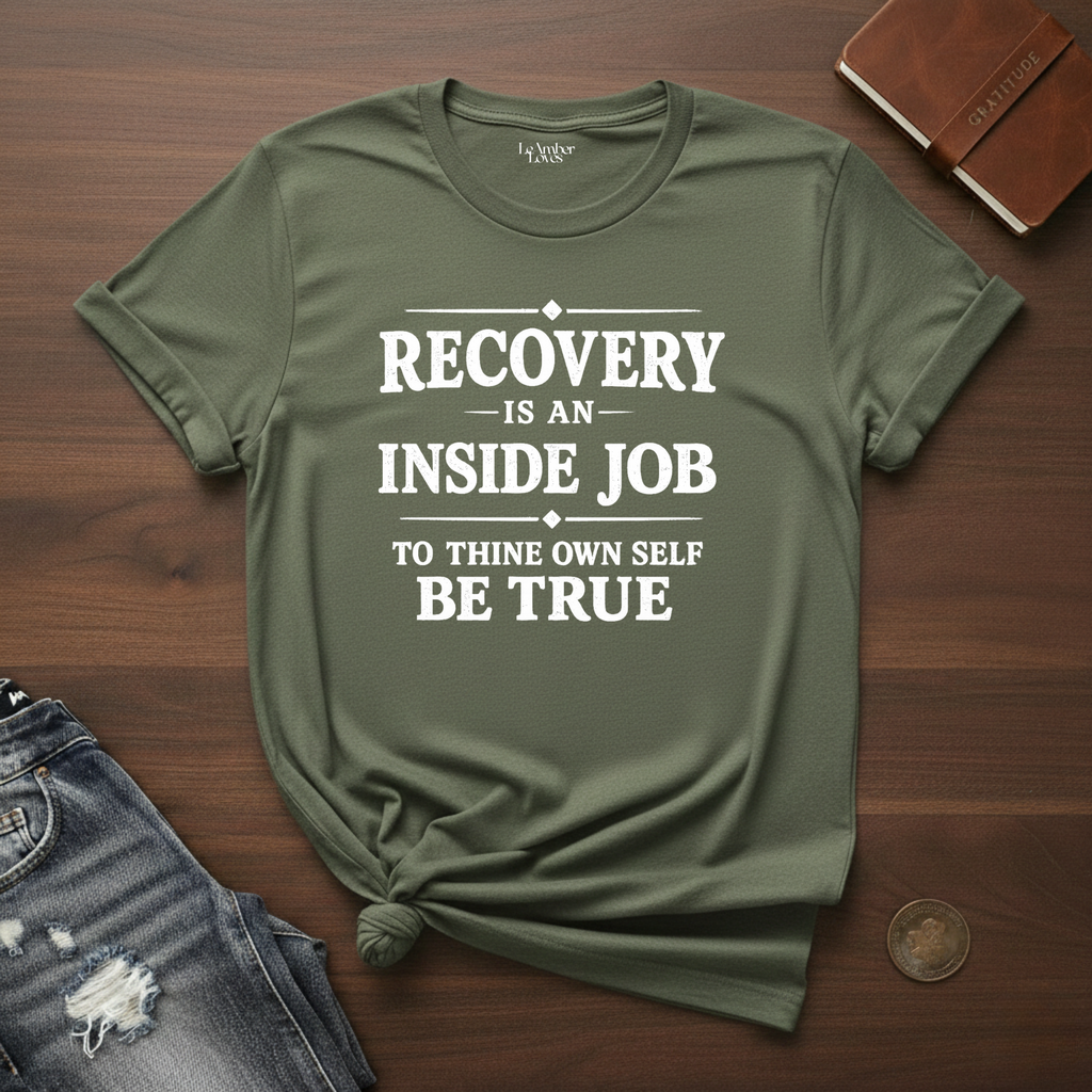 Recovery Is An Inside Job- T-Shirt