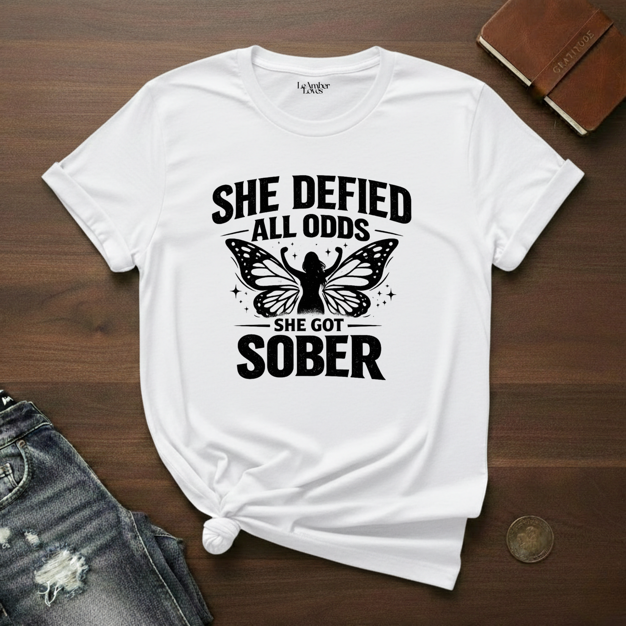 She Defied All Odds- T-Shirt
