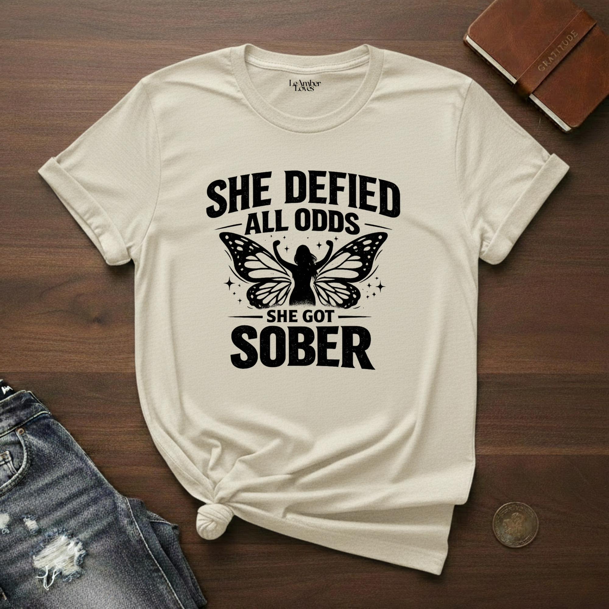 She Defied All Odds- T-Shirt
