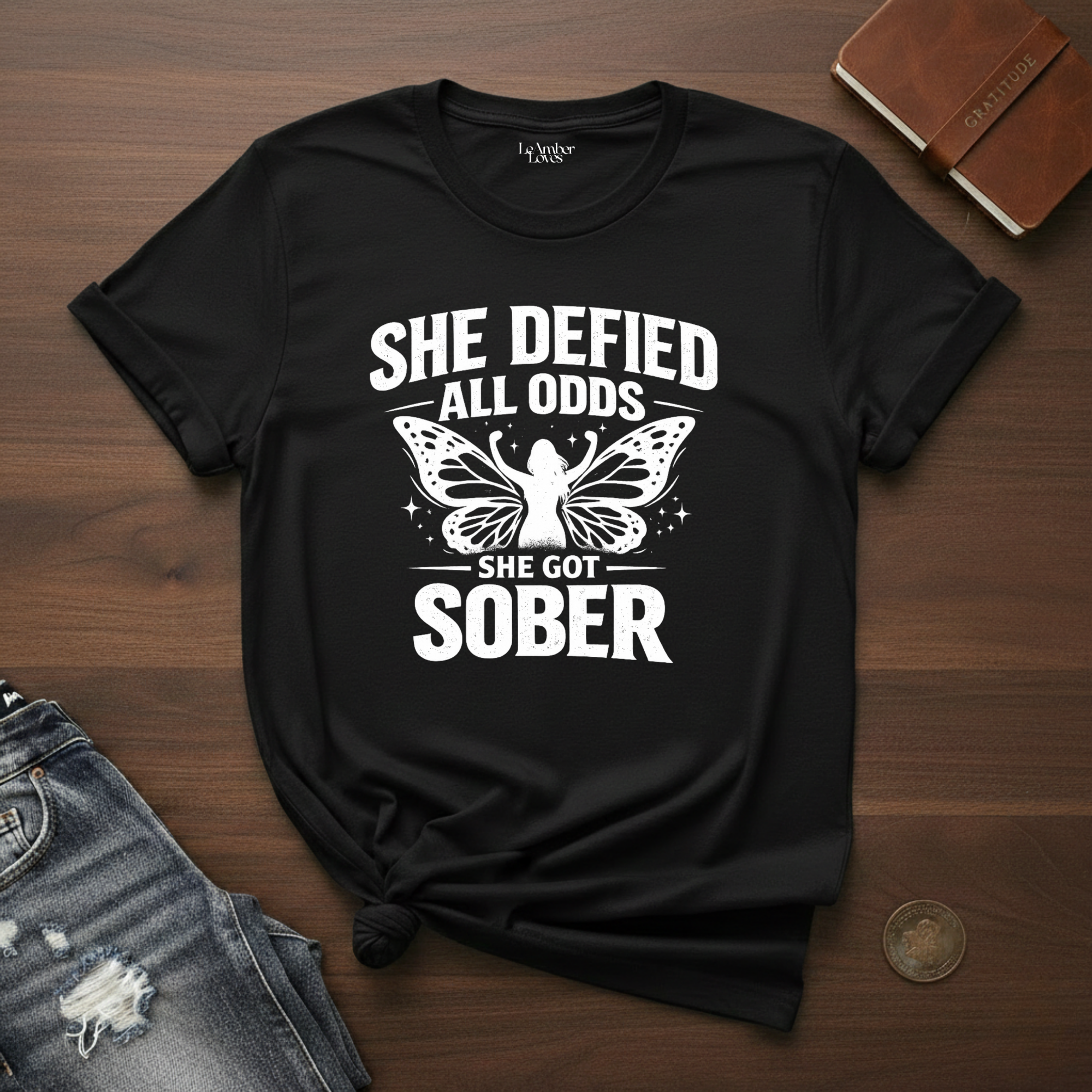 She Defied All Odds- T-Shirt