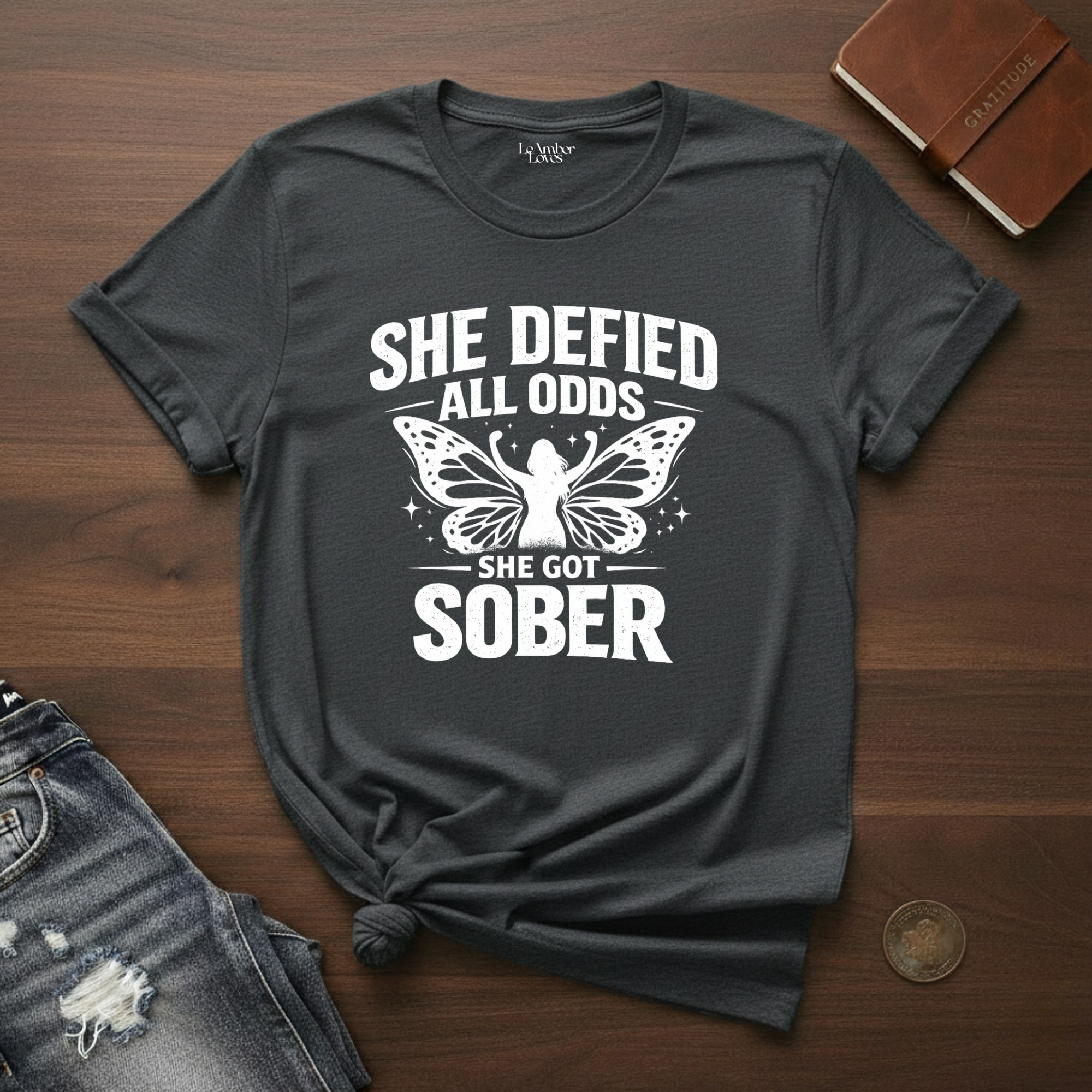 She Defied All Odds- T-Shirt