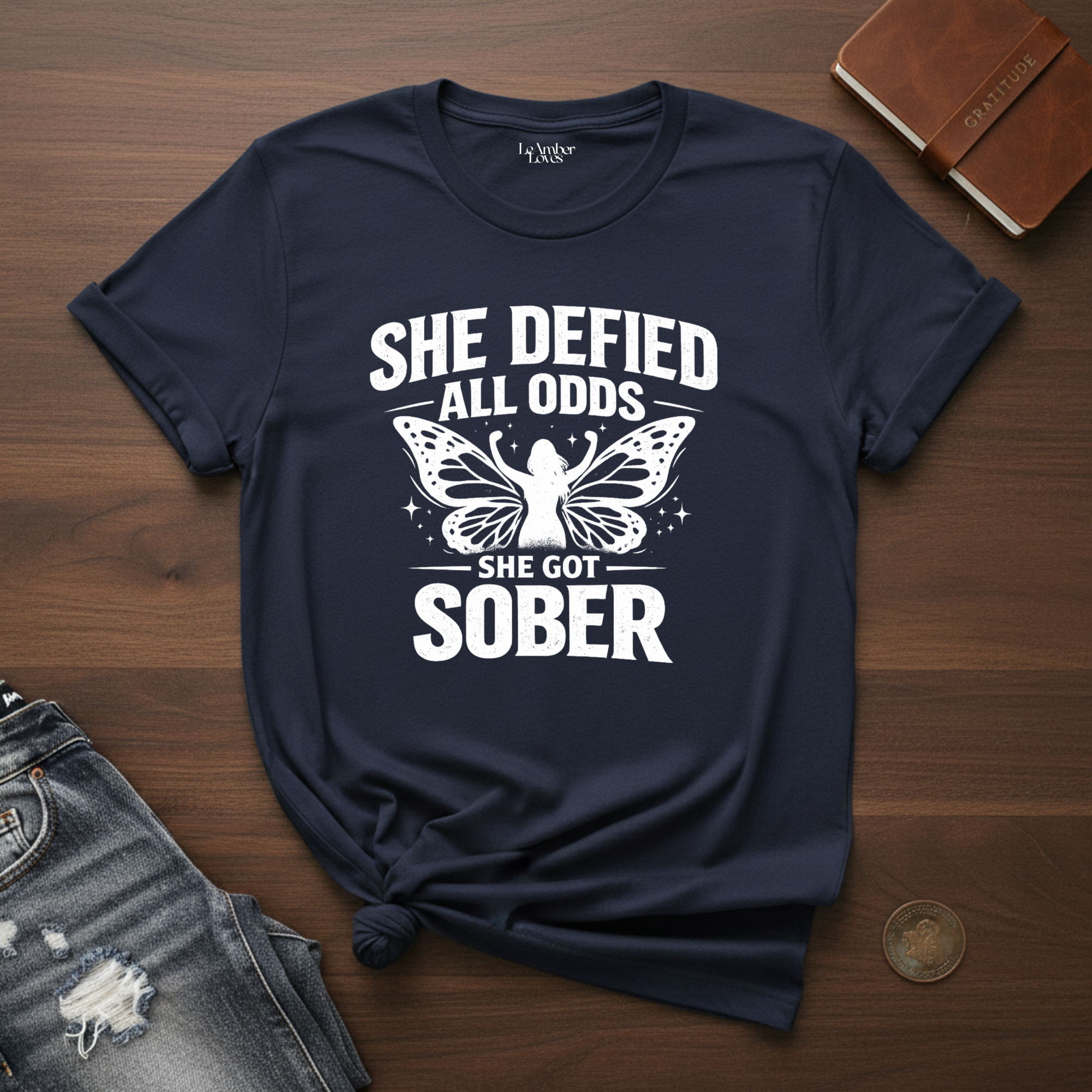 She Defied All Odds- T-Shirt