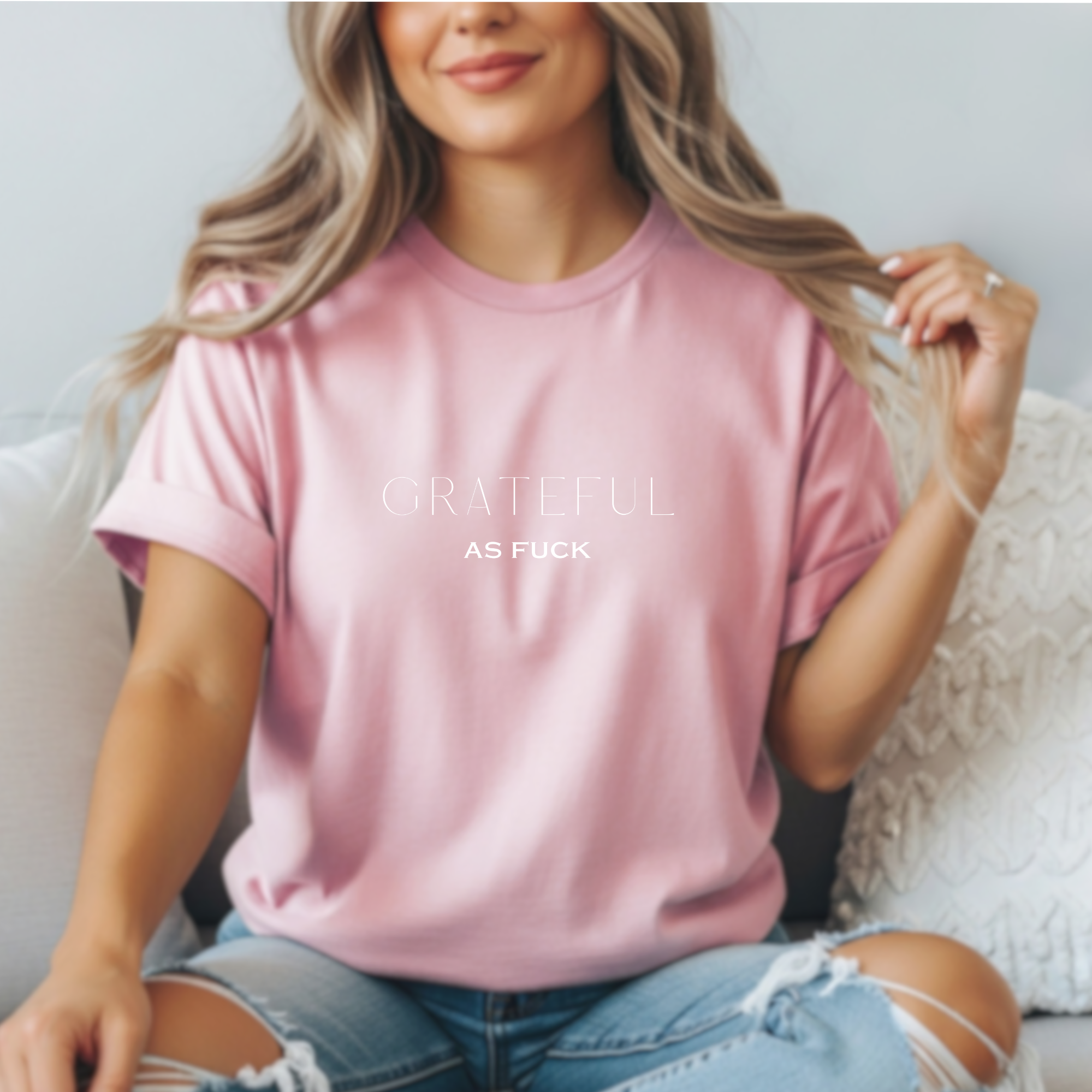 Grateful As Fuck | Gratitude Unfiltered T-Shirt