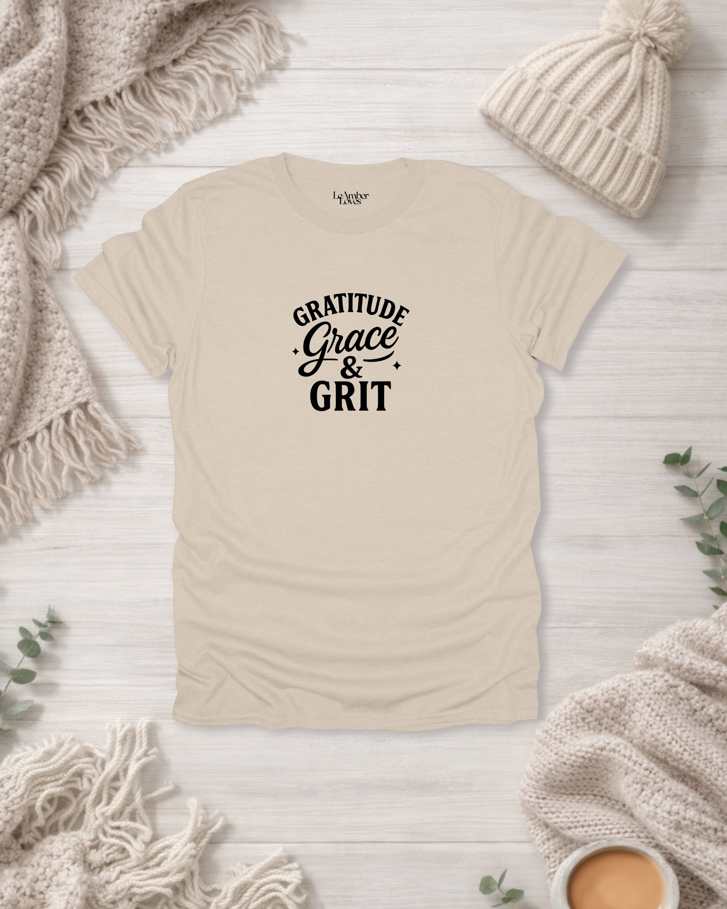 Gratitude Grace & Grit | Gratitude Unfiltered T-Shirt
