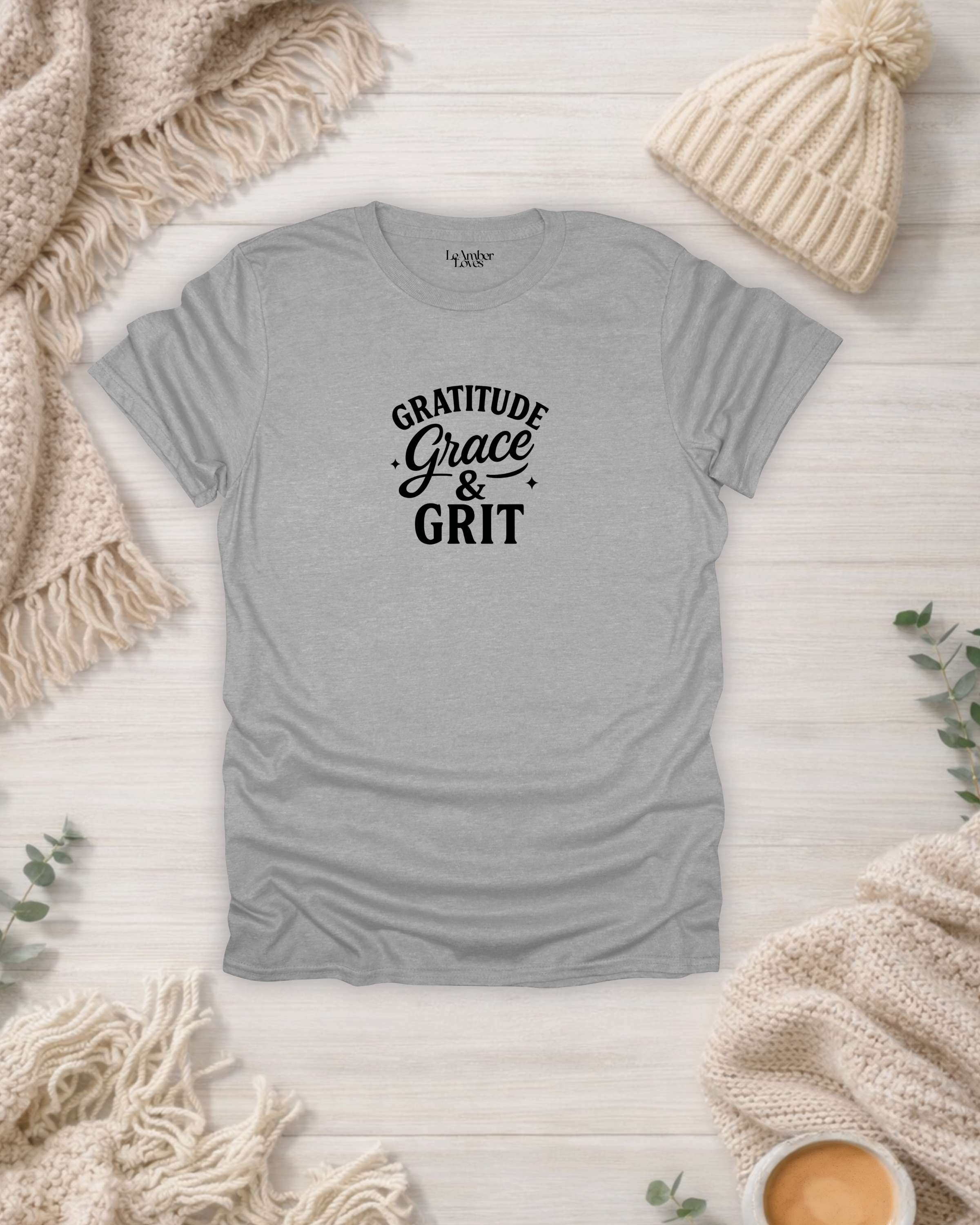 Gratitude Grace & Grit | Gratitude Unfiltered T-Shirt