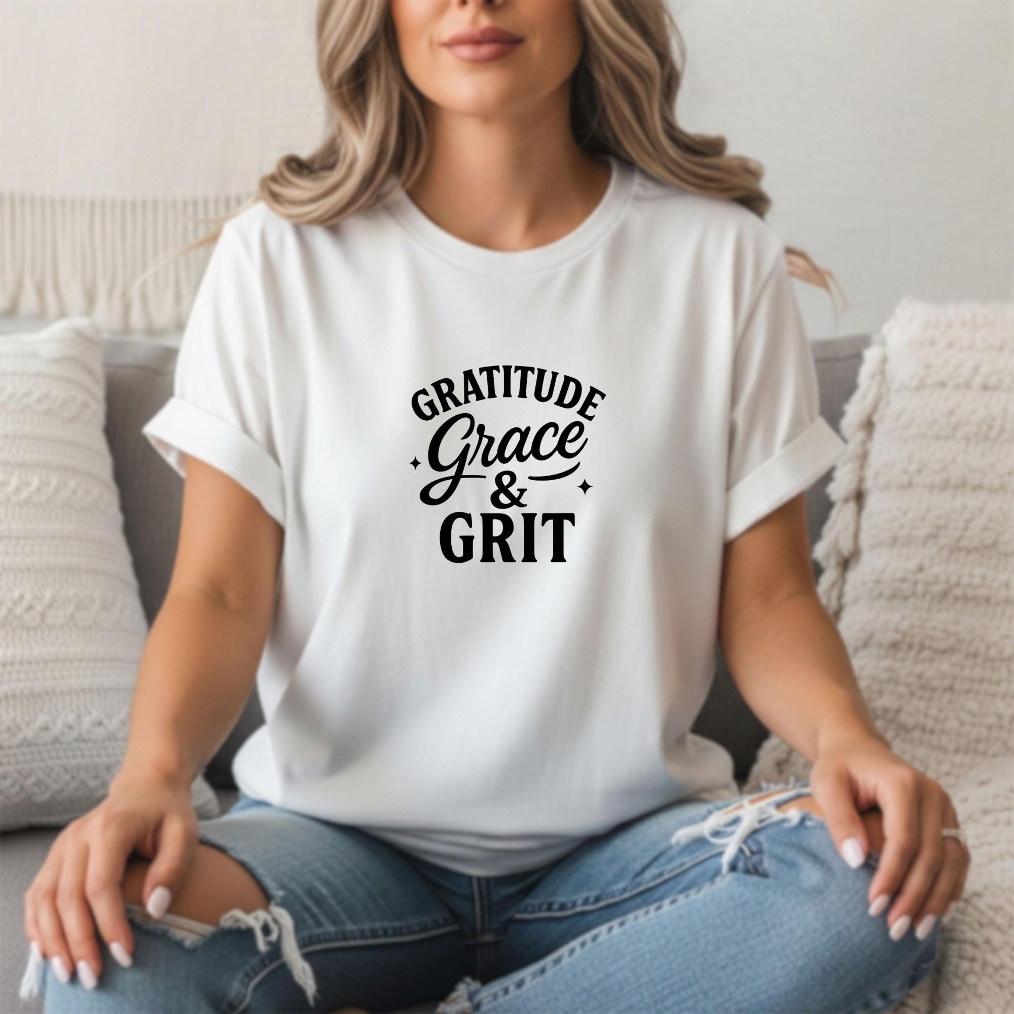 Gratitude Grace & Grit | Gratitude Unfiltered T-Shirt