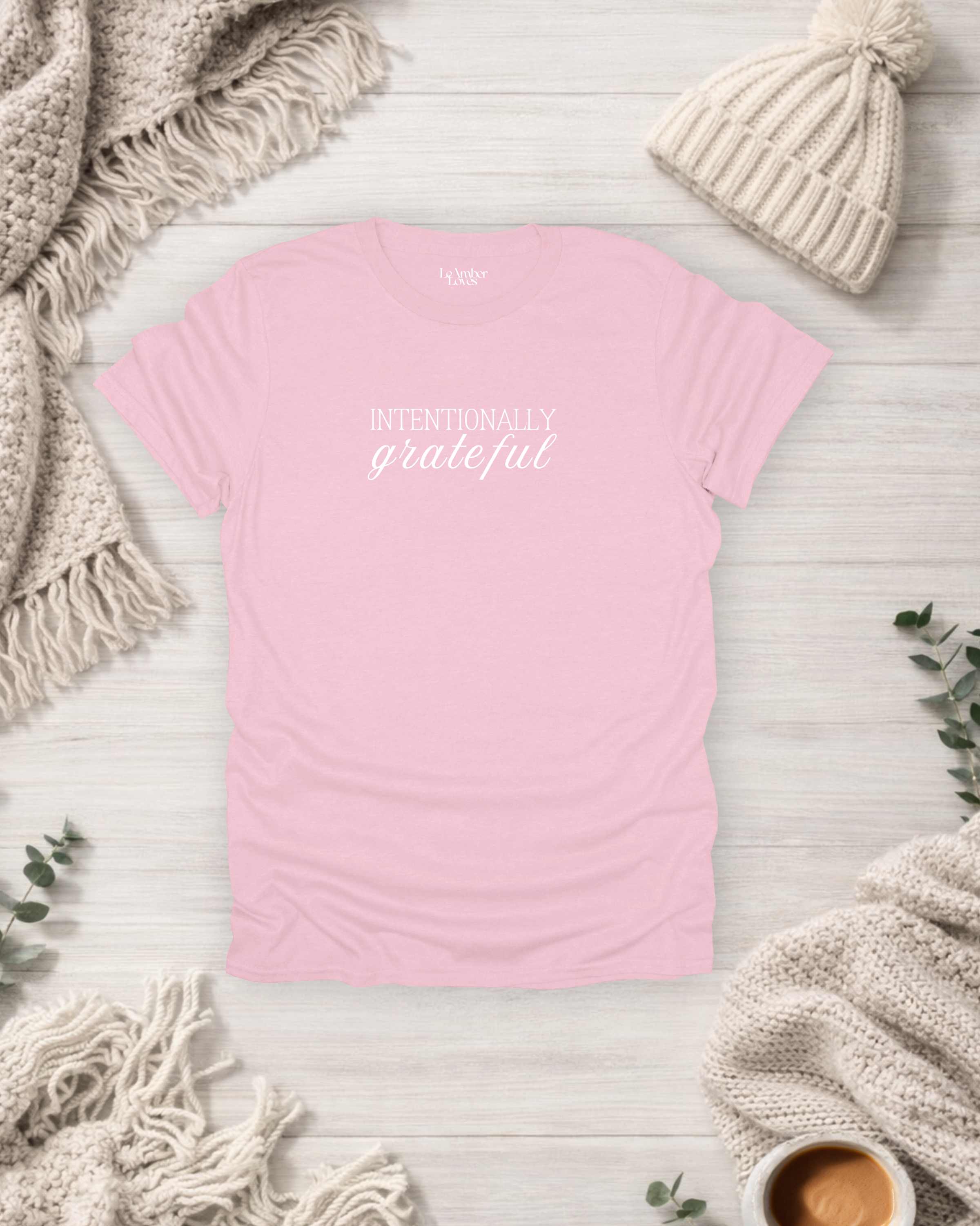 Intentionally Grateful | Gratitude Unfiltered T-Shirt