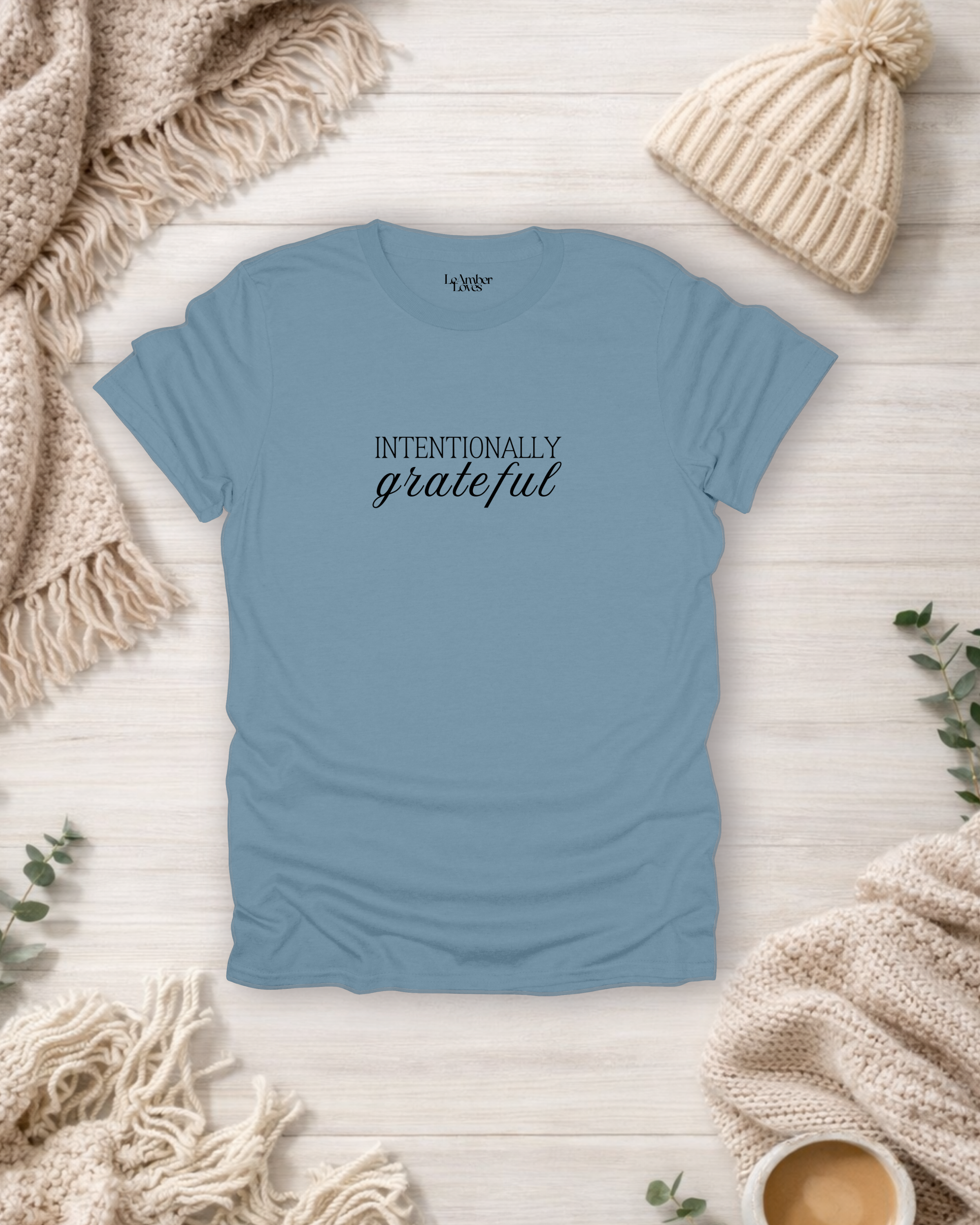 Intentionally Grateful | Gratitude Unfiltered T-Shirt