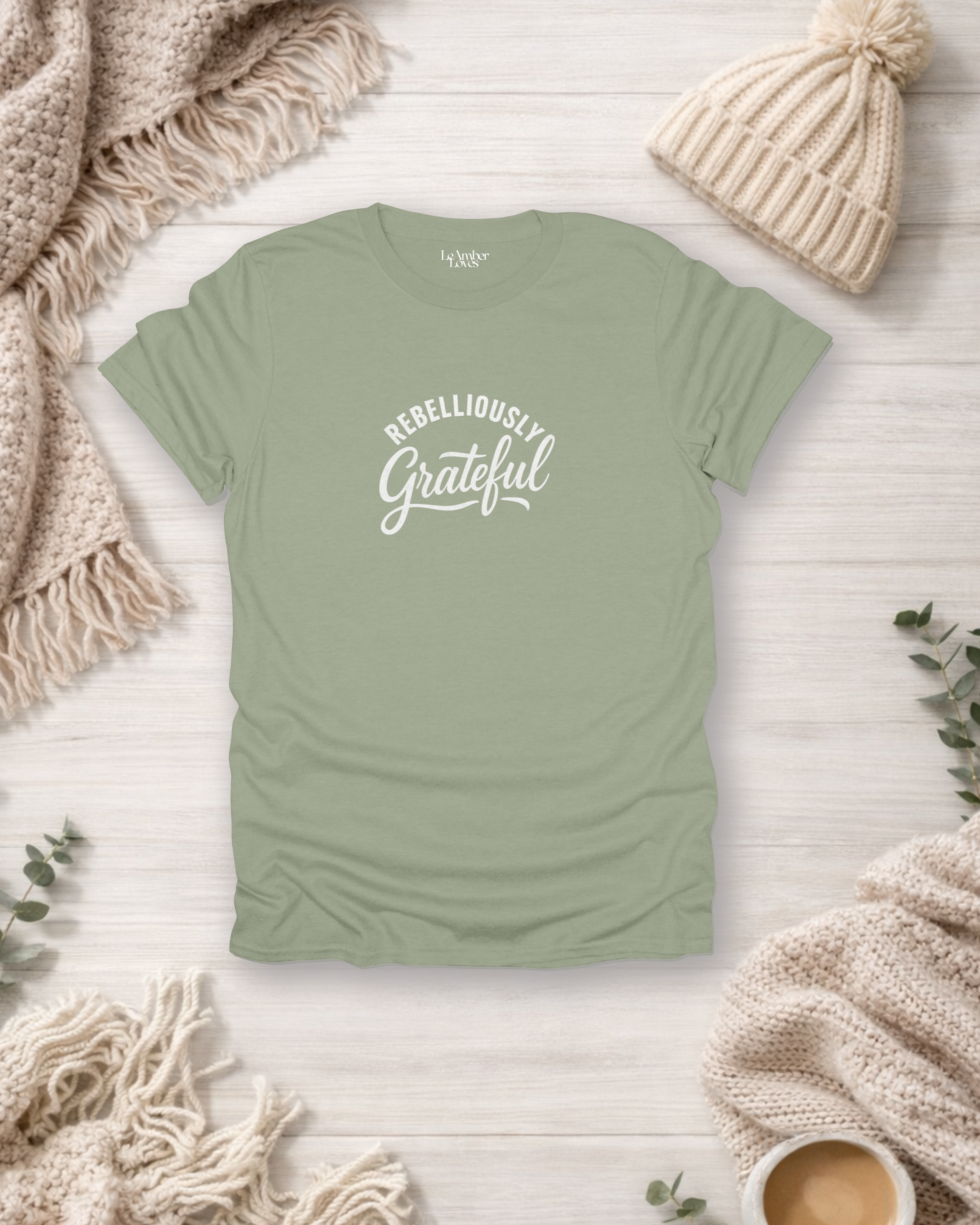 Rebelliously Grateful | Gratitude Unfiltered T-Shirt